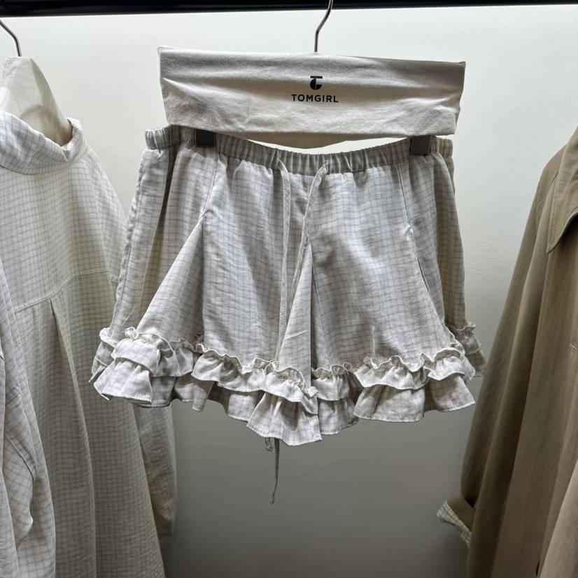 TOMGIRL韓國直郵女裝新品熱賣時尚真品人氣休閑推薦短裙TOMGIRL短裙
