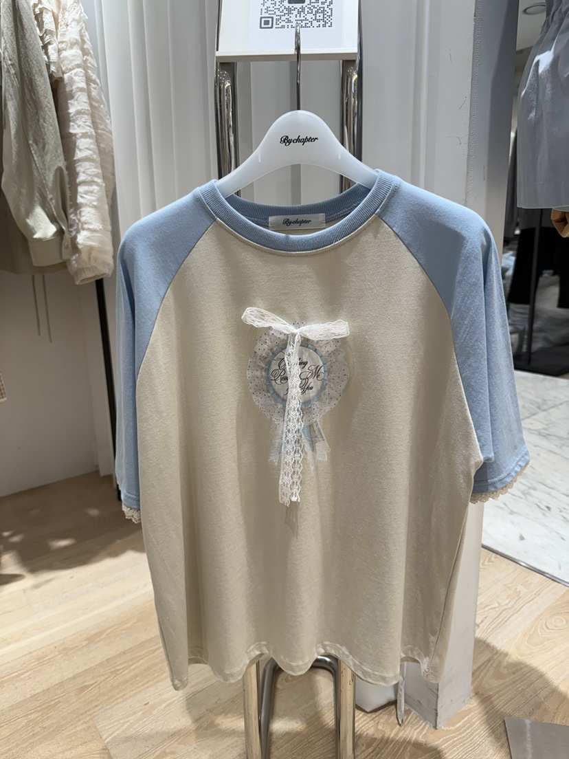 BY CHAPTER東大門直郵女裝新品時尚真品休閑T恤不含圍巾BY ChapterT恤