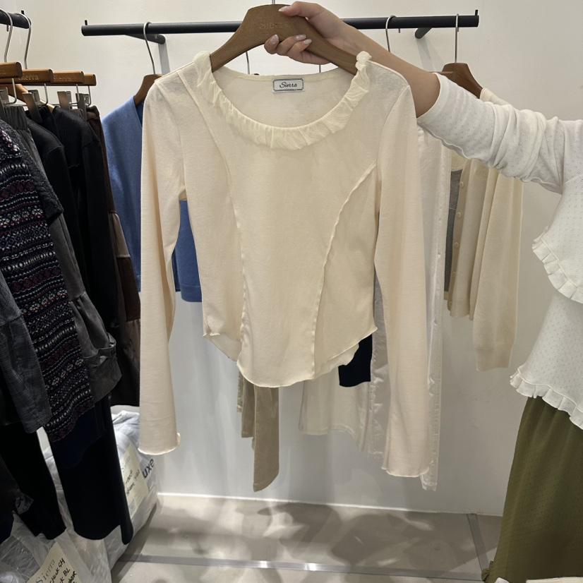 SIERRA東大門代購女士新品人氣熱賣休閑時尚真品推薦長袖T恤SIERRA長袖T恤