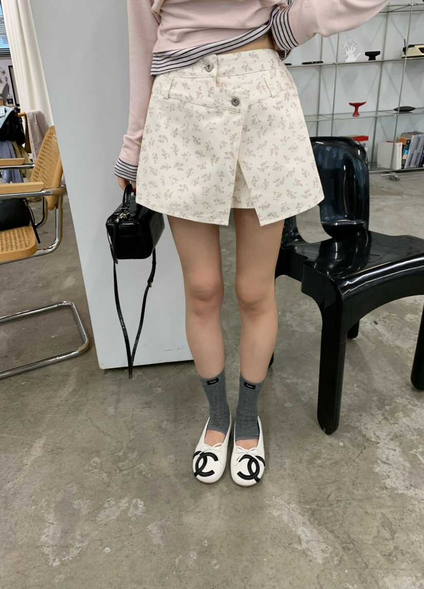MARKE-P東大門實拍女裝新品推薦休閑熱賣裙褲裹身裙花朵MARKE-P裙褲