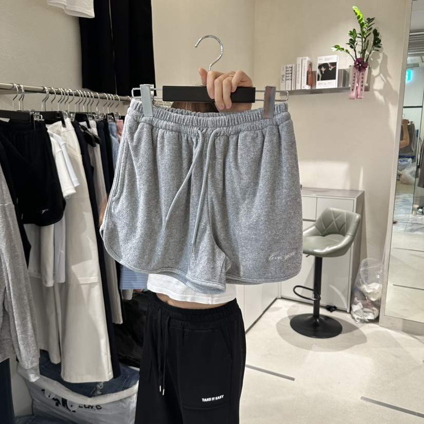LIVU/MEMO CLASSIC韓國直郵女裝新品休閑人氣推薦短褲毛圈LIVU/MEMO CLASSIC短褲