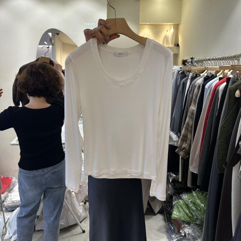 YIKHO STYLE東大門直郵女士新品熱賣人氣休閑時尚長袖T恤YIKHO STYLE長袖T恤