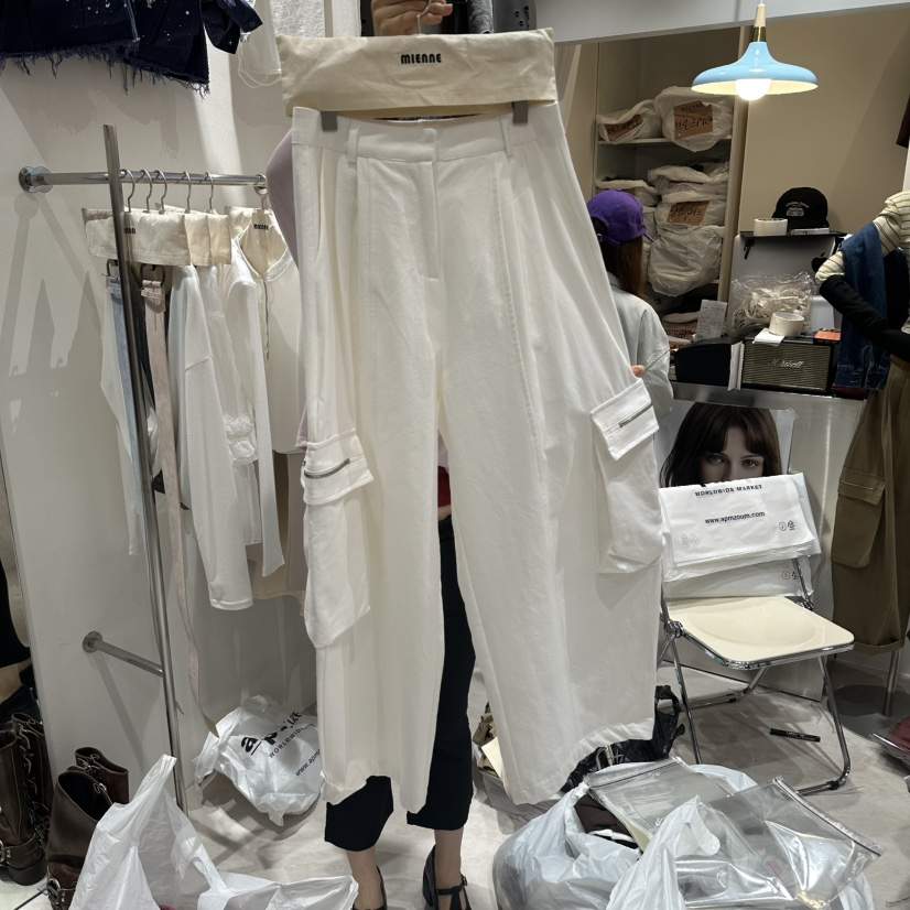 MIENNE韓國代購女士新品休閑真品推薦人氣時尚休閑褲工裝褲MIENNE休閑褲