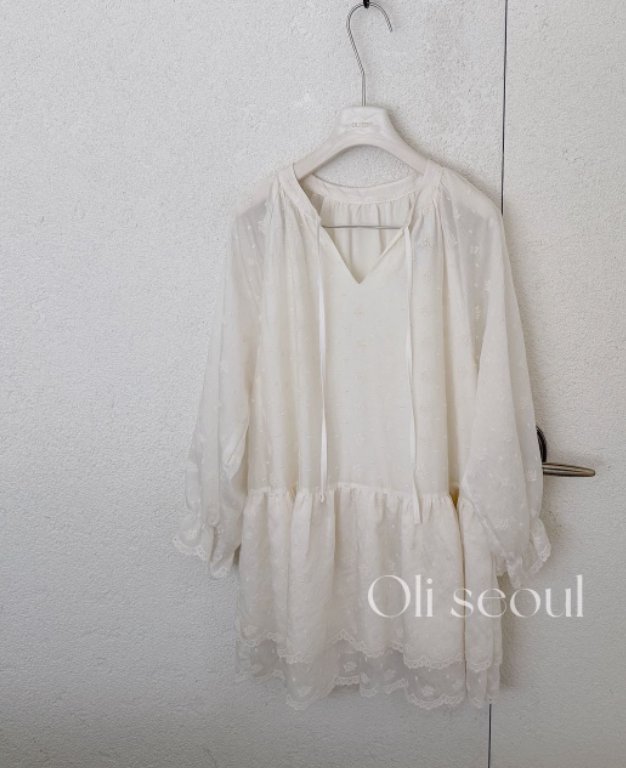 OLI SEOUL韓國直郵女士新品推薦人氣熱賣時尚休閑連衣裙OLI SEOUL連衣裙