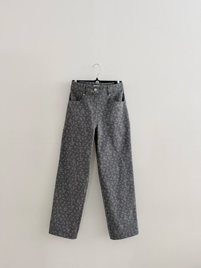OLI SEOUL東大門實拍女裝新品人氣熱賣推薦休閑褲小碎花OLI SEOUL休閑褲