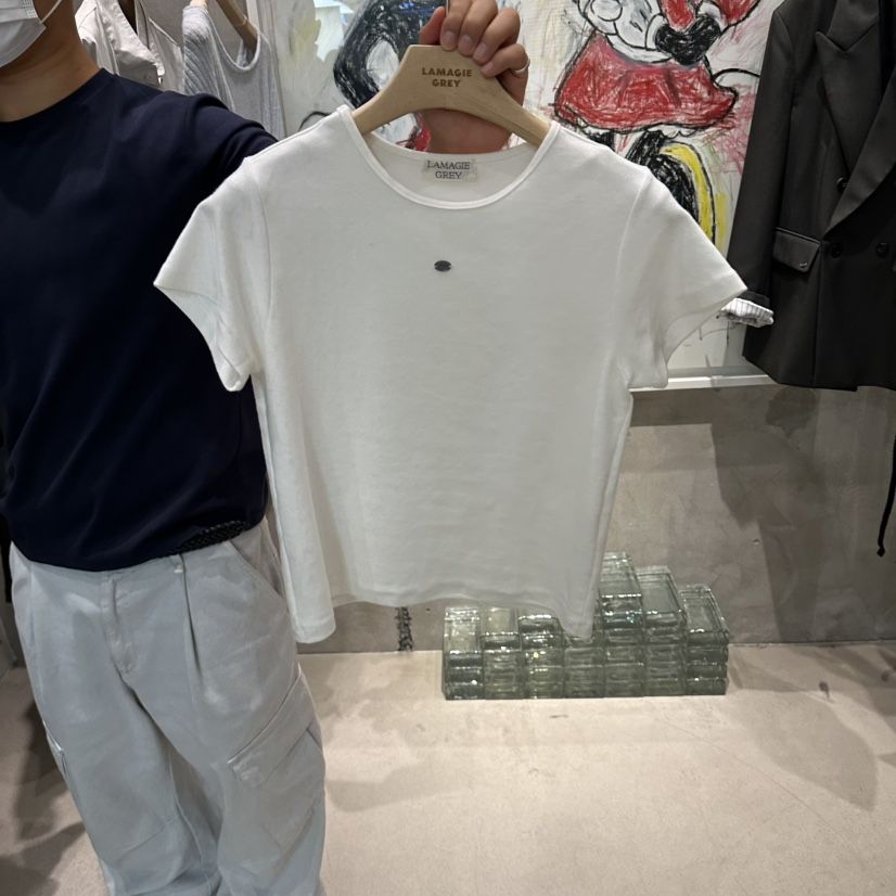 LAMAGIEPIE/LAMAGIE GREY東大門實拍女裝新品時尚人氣T恤LAMAGIEPIE/LAMAGIE GREYT恤