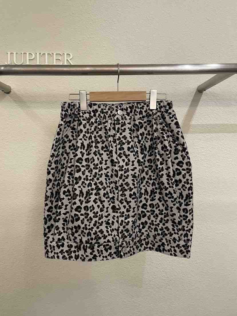 JUPITER東大門代購女裝新品真品時尚熱賣休閑人氣短裙豹紋JUPITER短裙