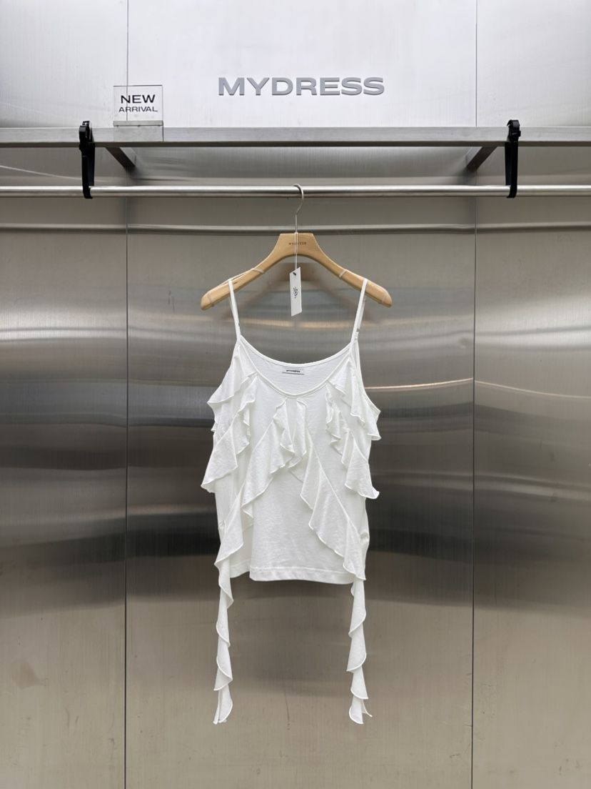 MYDRESS東大門實拍女裝新品真品人氣推薦休閑時尚吊帶背心MYDRESS吊帶/背心