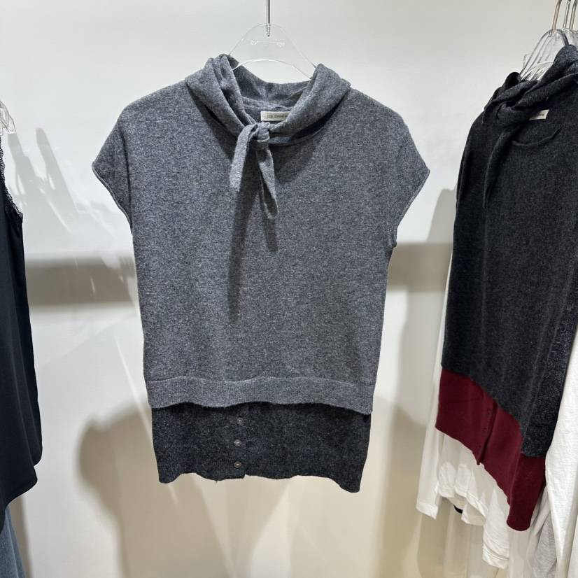 TOPDRESSING韓國直郵女裝新品時尚休閑熱賣人氣針織衫圍巾TOPDRESSING針織衫