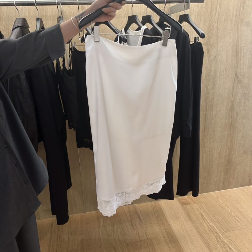LEFANCY韓國直郵女裝新品真品時尚熱賣人氣半身裙中短裙緞LEFANCY半身裙/中短裙