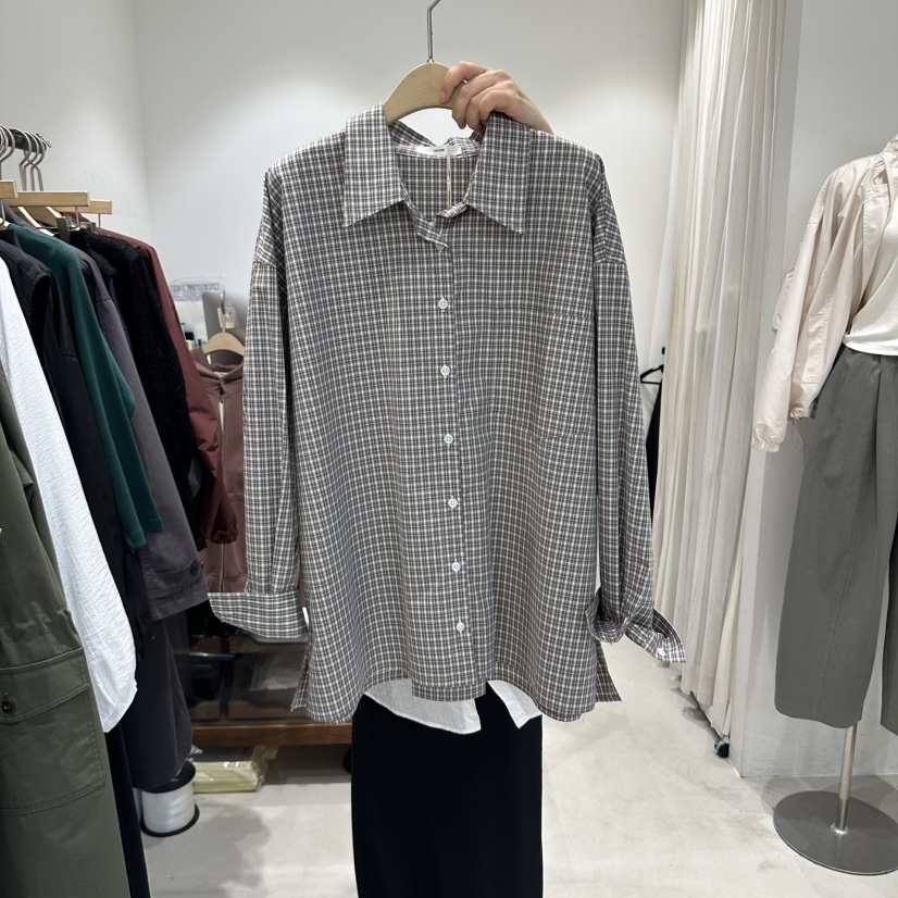 IRVINE韓國代購女士新品推薦人氣休閑熱賣時尚襯衫蕾絲衫IRVINE襯衫/蕾絲衫