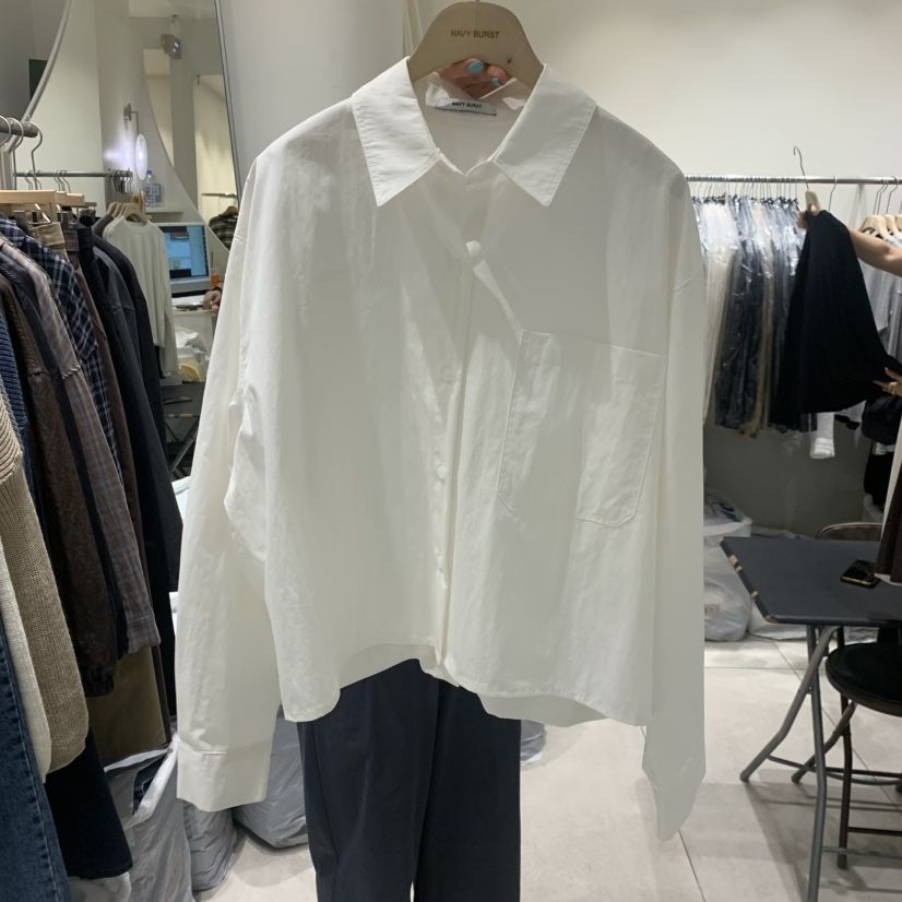 NAVYBURST東大門代購女裝新品熱賣推薦休閑人氣襯衫蕾絲衫NAVY BURST襯衫/蕾絲衫