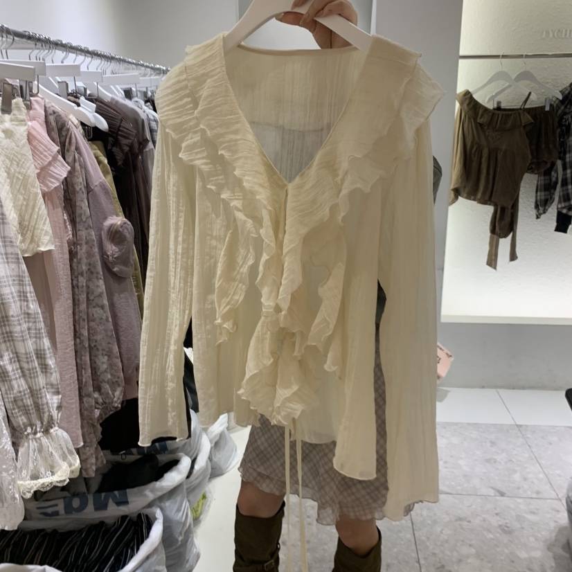 TYCHE東大門直郵女士新款時尚真品推薦人氣熱賣襯衫蕾絲衫TYCHE襯衫/蕾絲衫