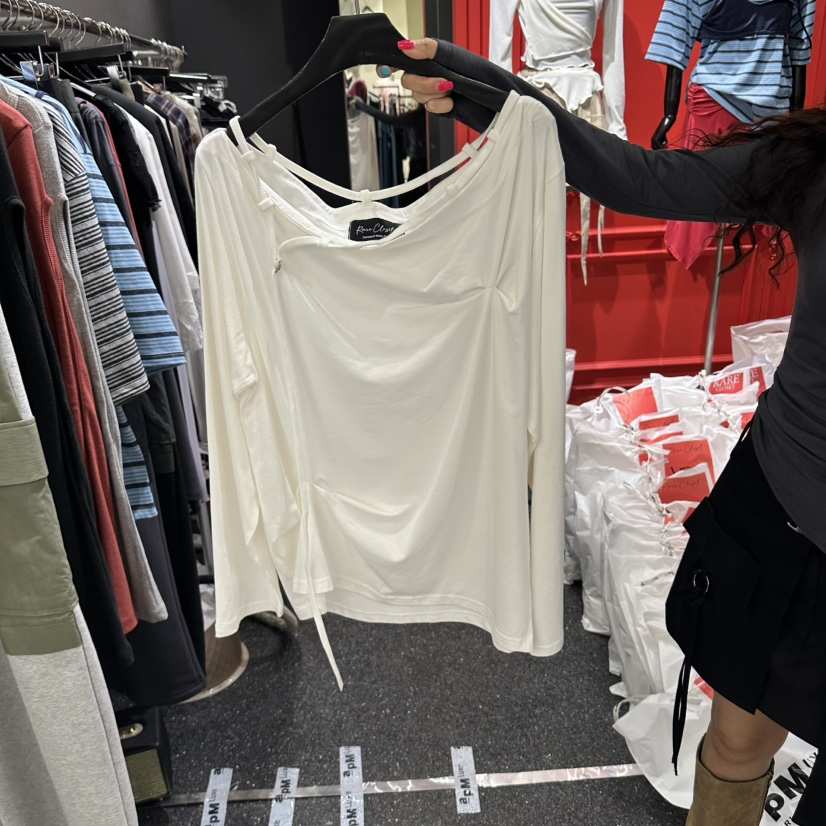RARE CLOSET東大門直郵女士新款真品熱賣時尚人氣長袖T恤RARE CLOSET長袖T恤