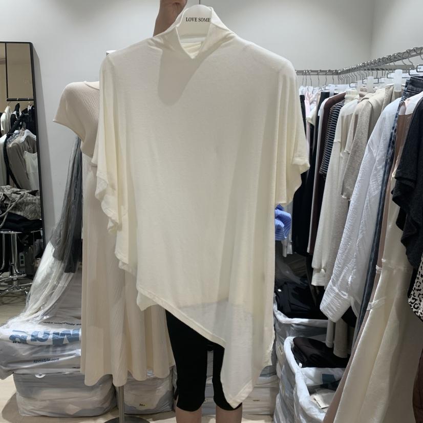 LOVE SOME東大門直郵女裝新品熱賣休閑時尚真品T恤不對稱LOVE SOMET恤