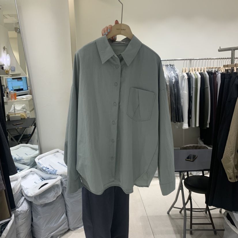 NAVY BURST襯衫/蕾絲衫