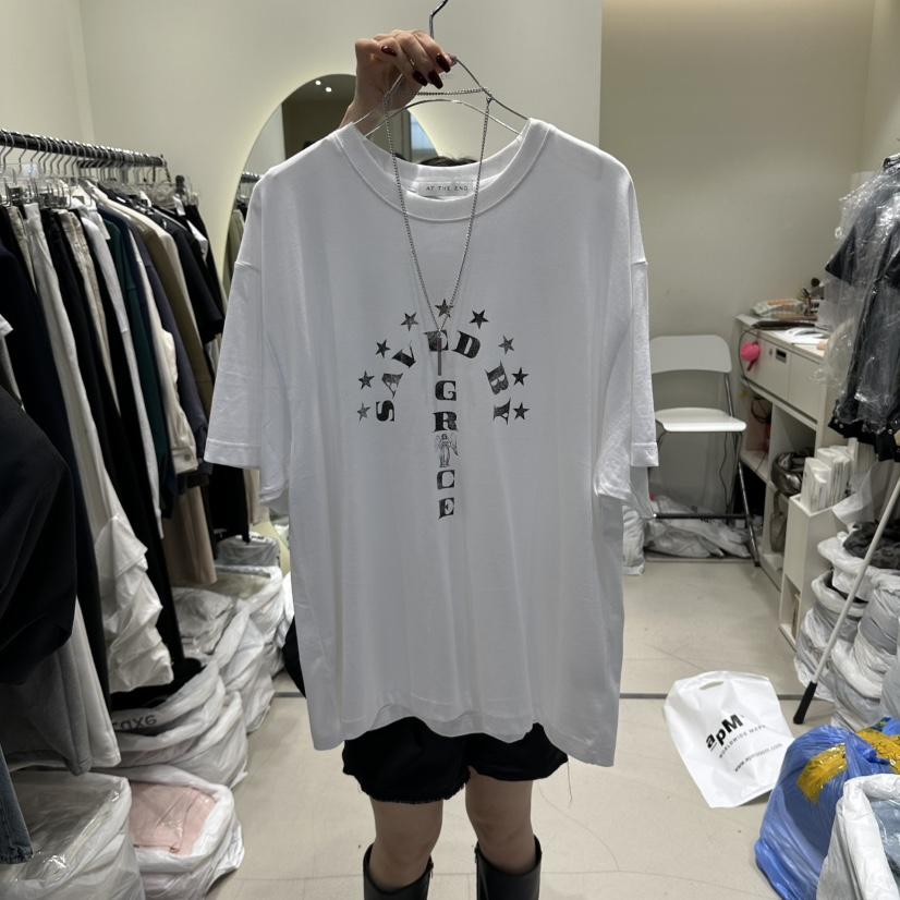 AT THE END東大門代購女士新品休閑時尚推薦熱賣人氣T恤AT THE ENDT恤