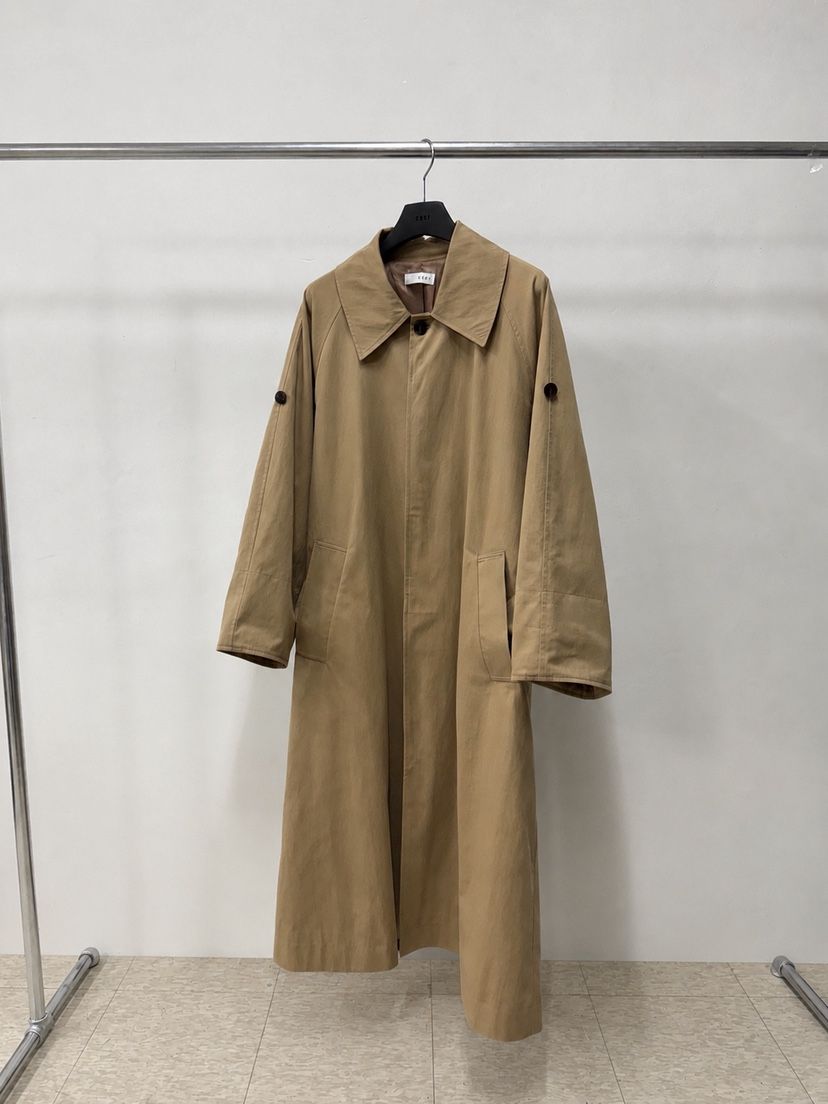 EE97韓國直郵女士新品真品時尚人氣休閑推薦長款風衣長款EE97長款風衣
