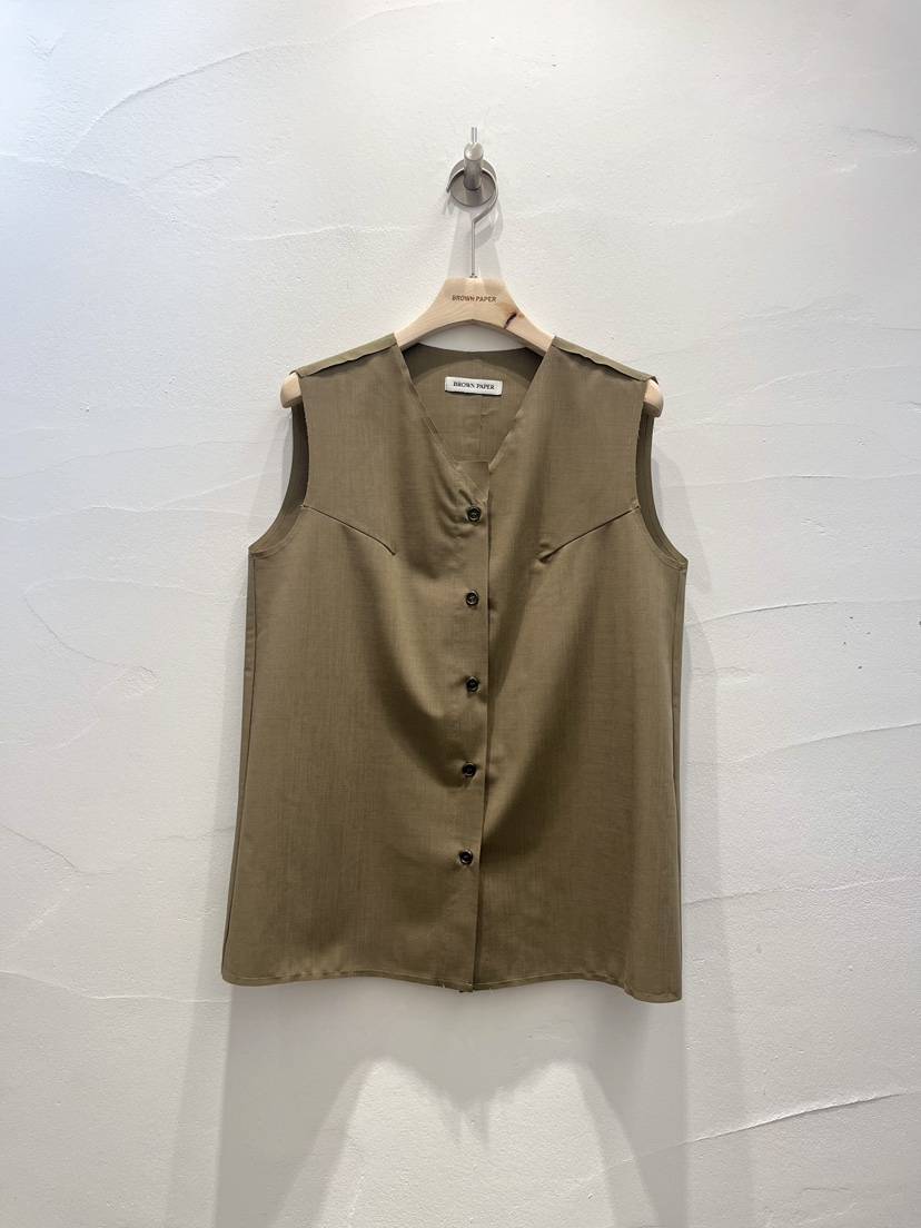 BROWN PAPER東大門代購女裝新品真品熱賣推薦人氣休閑馬甲BROWN PAPER馬甲