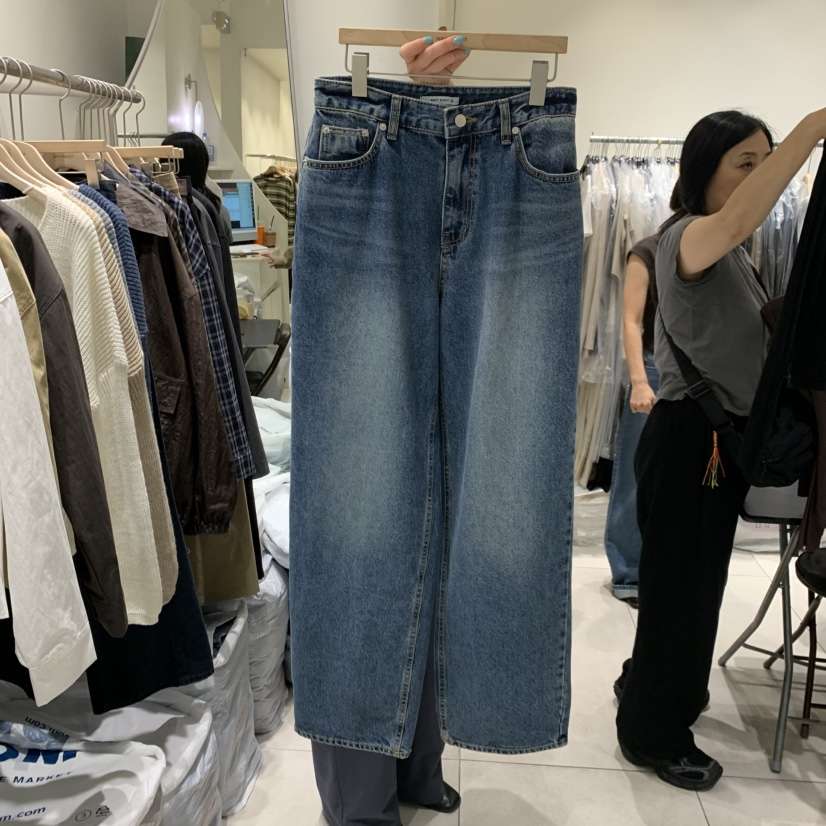 NAVYBURST韓國代購女士新品熱賣人氣時尚推薦休閑牛仔褲中號NAVY BURST牛仔褲