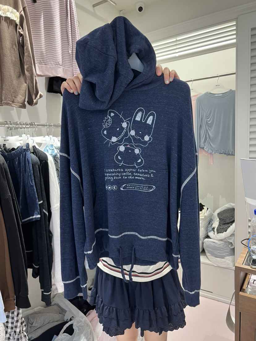 BE&amp;BE東大門代購女裝新品推薦真品休閑熱賣人氣衛衣BE&amp;BE衛衣