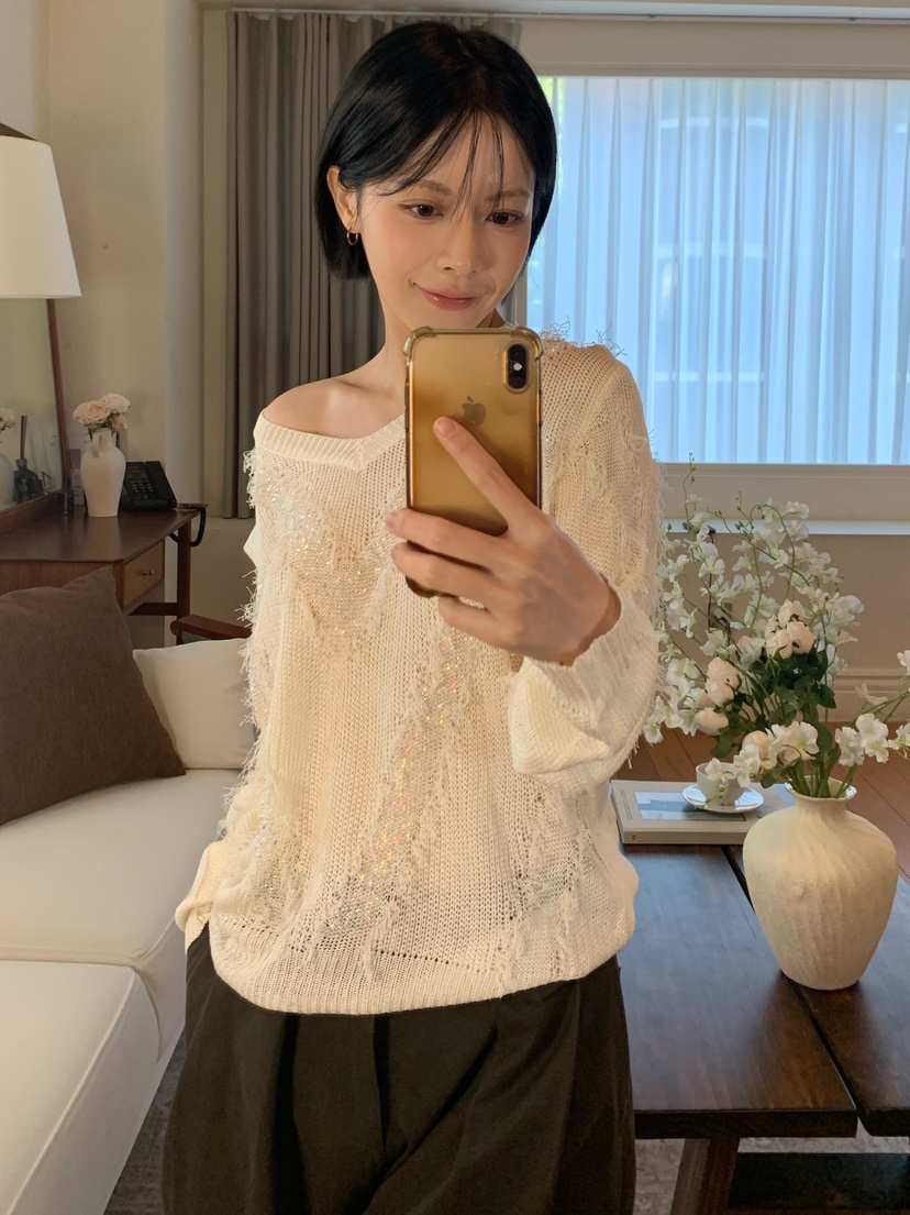 FABRIC韓國直郵女士新款時尚真品熱賣推薦休閑人氣針織衫FABRIC針織衫