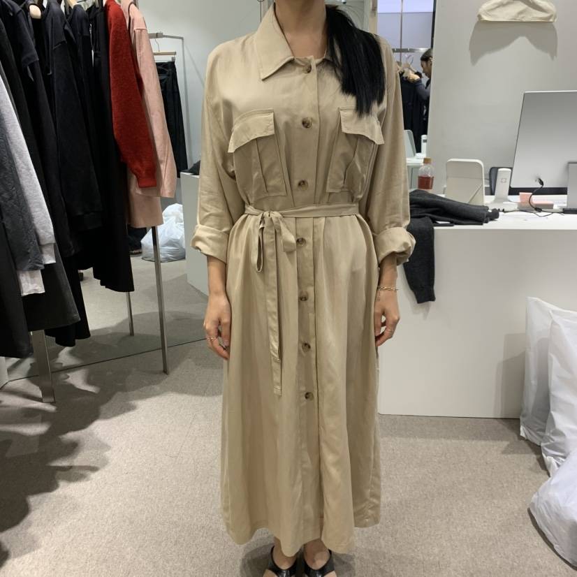 MADELEINE東大門實拍女士新品熱賣休閑人氣時尚連衣裙含腰帶MADELEINE連衣裙