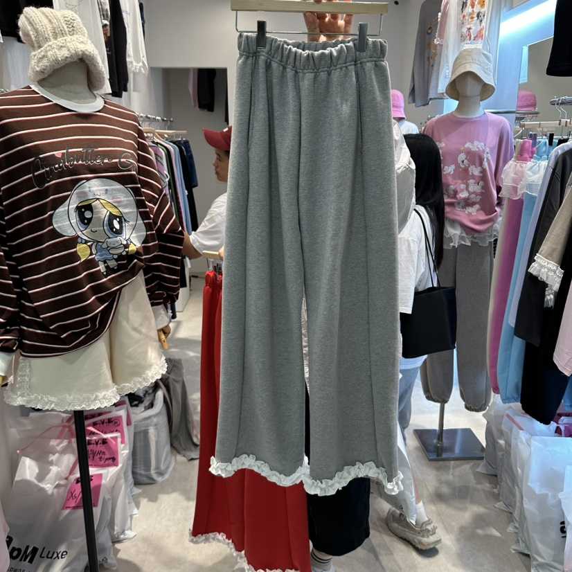 EVE東大門實拍女裝新品時尚休閑人氣推薦熱賣真品休閑褲EVE休閑褲