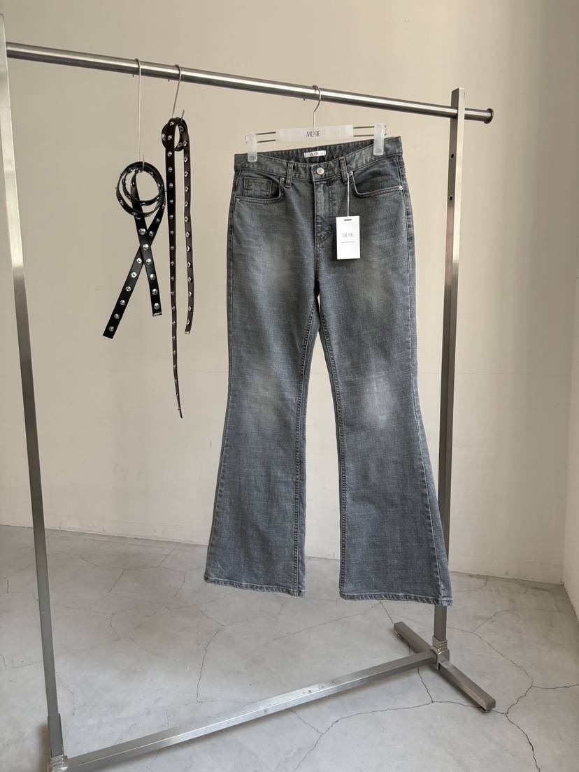 MUGE韓國直郵女裝新品熱賣人氣職業時尚真品牛仔褲不含腰帶MUGE牛仔褲