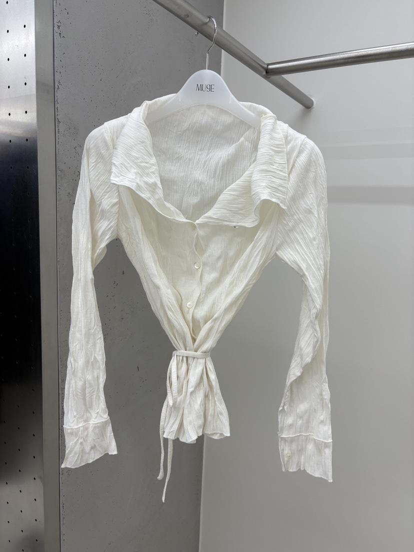 MUGE韓國直郵女裝新品人氣休閑時尚真品熱賣推薦襯衫蕾絲衫MUGE襯衫/蕾絲衫
