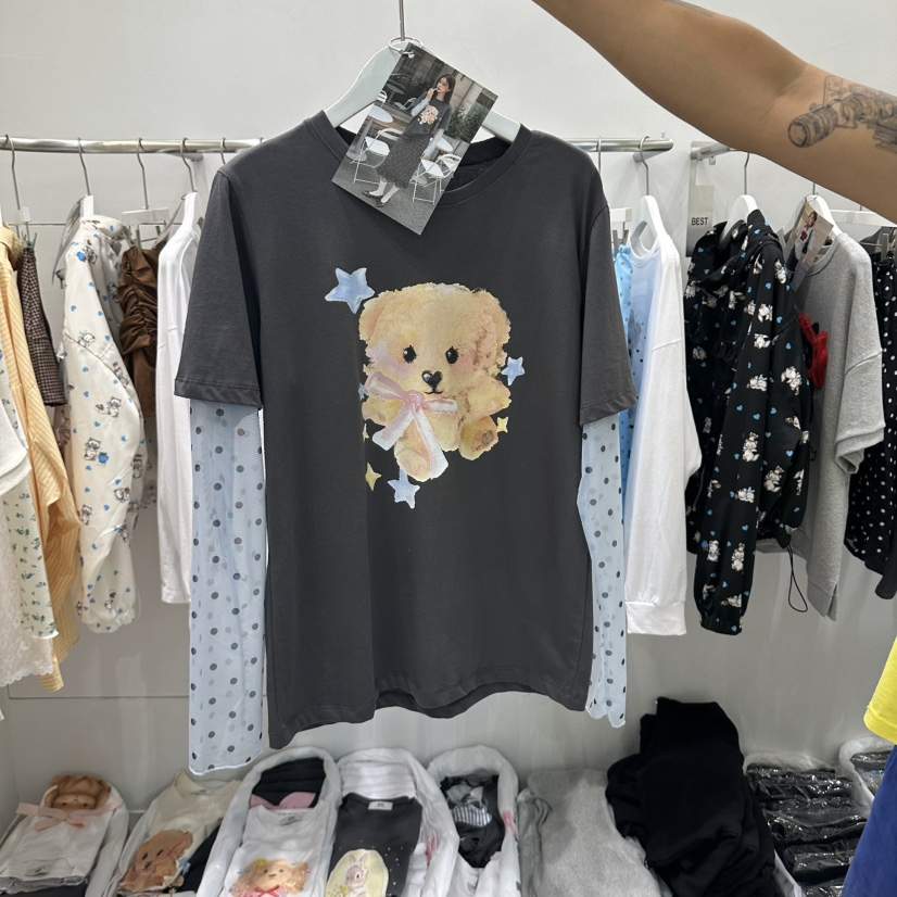 VINTAGE 888韓國直郵女士新品時尚真品人氣推薦熱賣長袖T恤VINTAGE 888長袖T恤