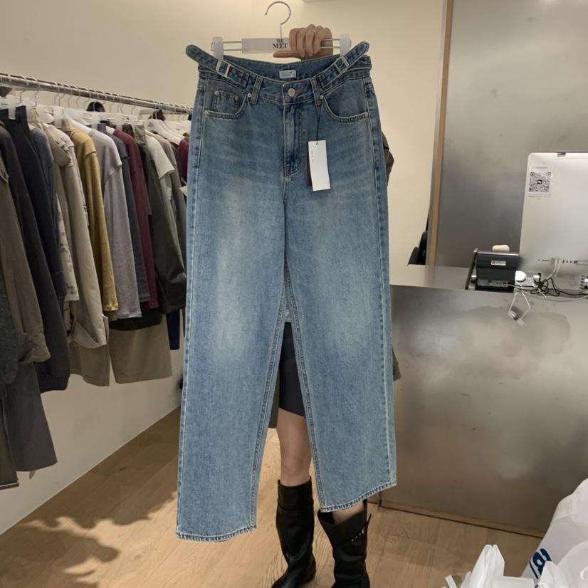 MEET ME韓國直郵女裝新款時尚推薦真品休閑人氣熱賣牛仔褲MEET ME牛仔褲