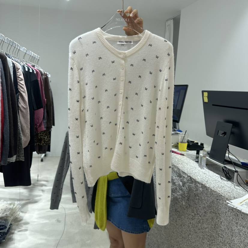 NEROLI 36東大門直郵女裝新品人氣真品推薦休閑針織衫絲帶NEROLI 36針織衫