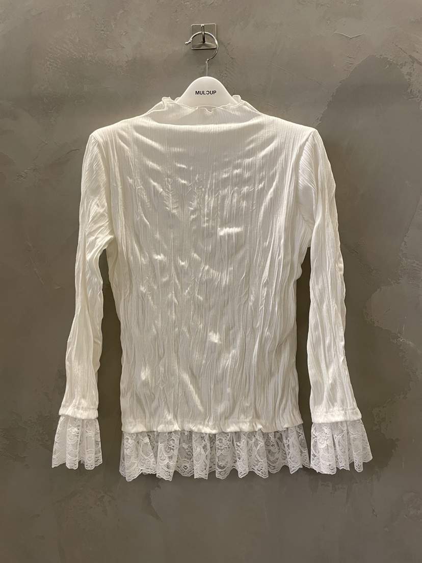 MULCUP東大門直郵女裝新品人氣真品時尚熱賣襯衫蕾絲衫高領MULCUP襯衫/蕾絲衫