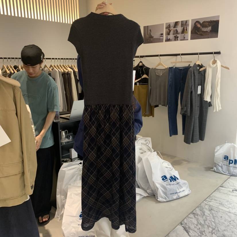 PLATE東大門直郵女士新款人氣真品時尚熱賣休閑推薦連衣裙ANOTHER PLATE MOOD WEAR連衣裙