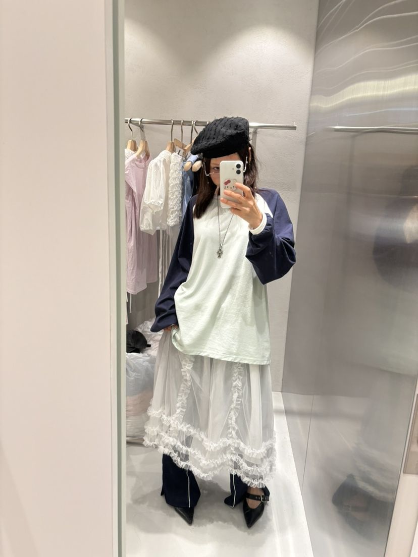 PLATFORM-L韓國代購女士新品時尚人氣真品長袖T恤撞色寬松PLATFORM-L長袖T恤