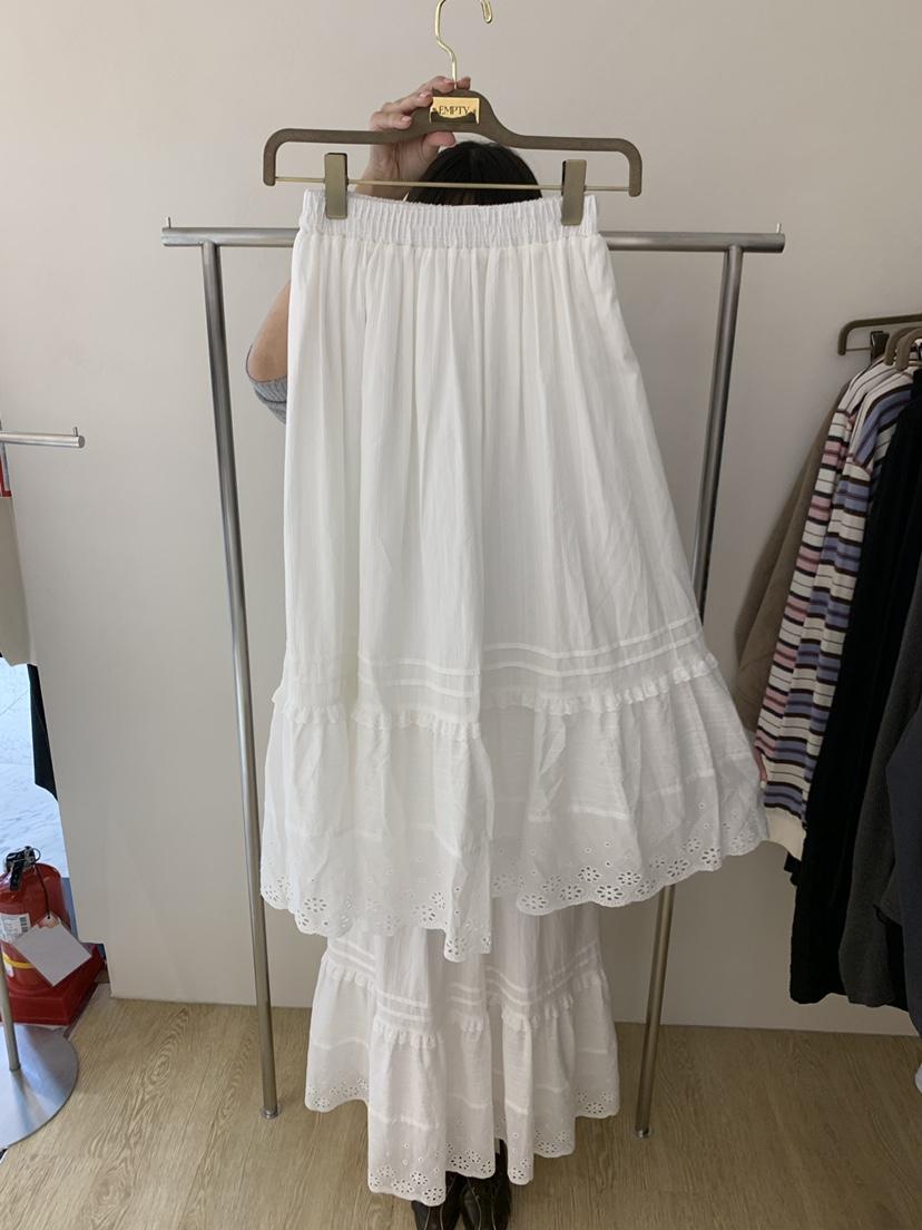 EMPTY東大門實拍女士新品人氣推薦休閑真品時尚熱賣長裙蕾絲EMPTY長裙