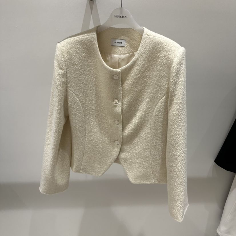 LOW MOMENT東大門實拍女士新品休閑熱賣人氣真品夾克花呢LOW MOMENT夾克