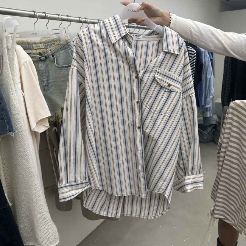 R U VAULT韓國直郵女裝新款推薦人氣真品時尚襯衫蕾絲衫R U VAULT襯衫/蕾絲衫