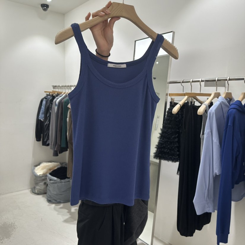 REPELLER韓國代購女士新款人氣真品熱賣吊帶背心保暖羅紋REPELLER吊帶/背心