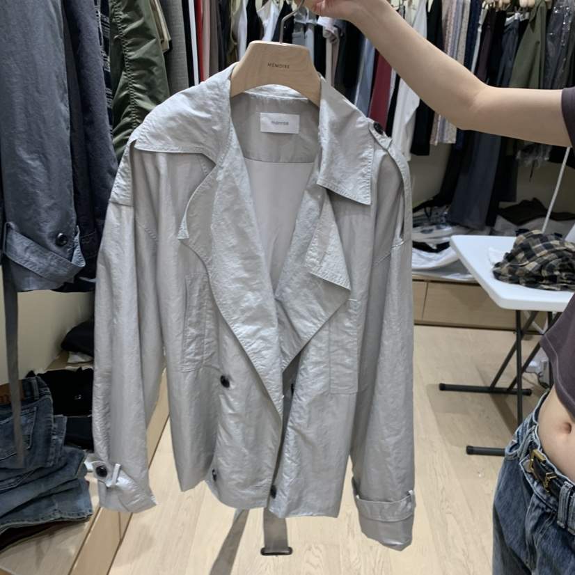 MONROE東大門直郵女士新品時尚推薦真品休閑人氣夾克含腰帶MONROE夾克