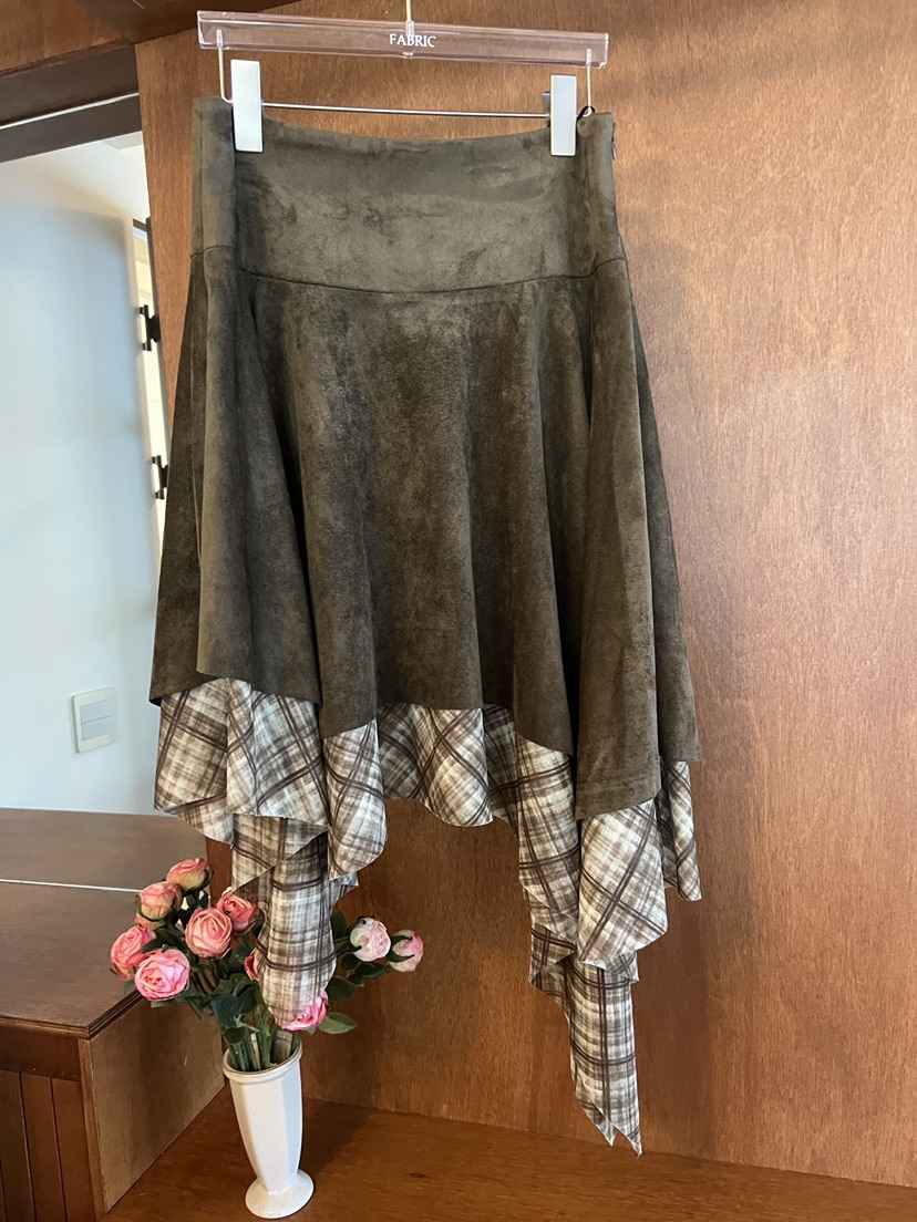 FABRIC韓國代購女裝新款真品時尚熱賣推薦休閑半身裙中短裙FABRIC半身裙/中短裙