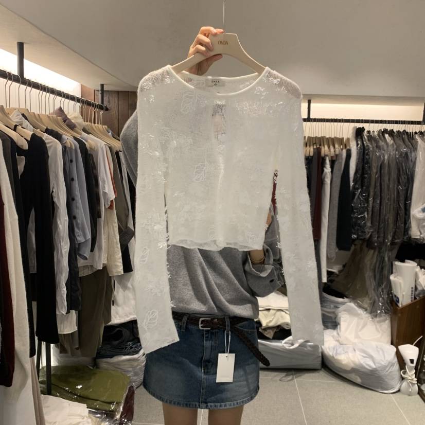 ONDA東大門代購女裝新品真品熱賣推薦休閑時尚人氣長袖T恤ONDA長袖T恤