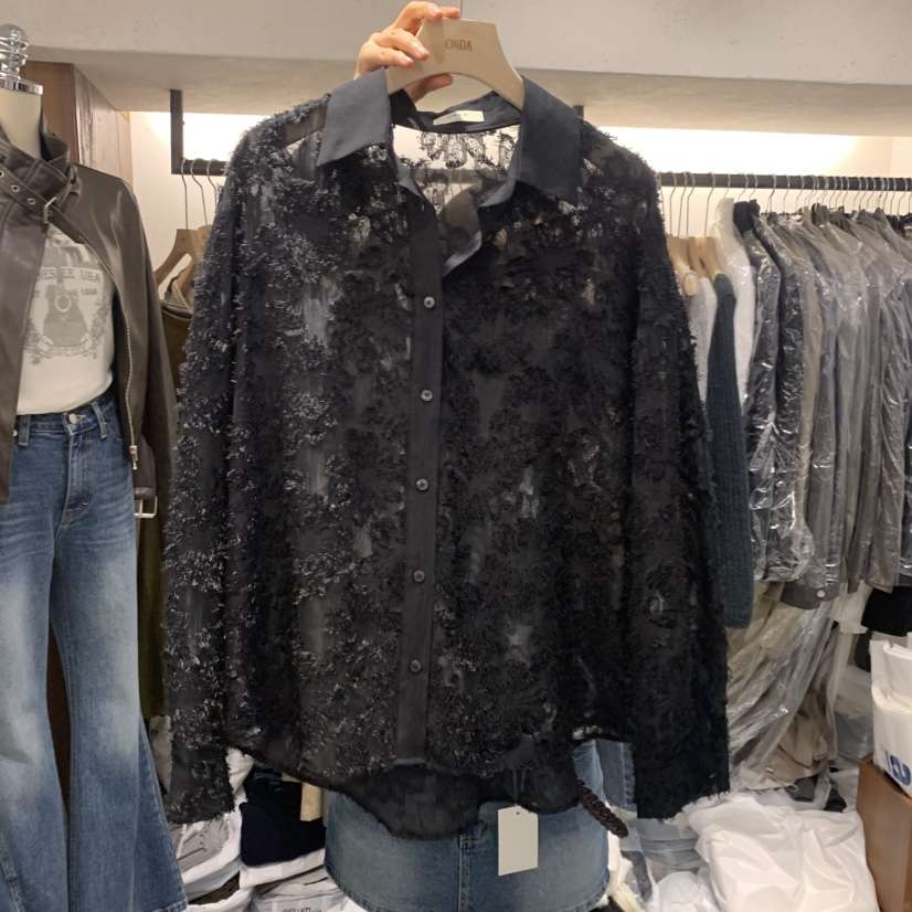 ONDA東大門代購女士新款推薦真品時尚襯衫蕾絲衫不含圍巾ONDA襯衫/蕾絲衫