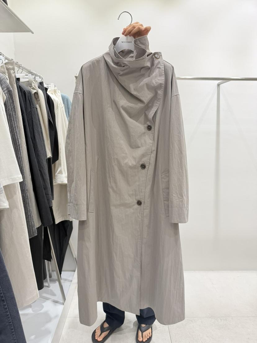 WOOD SAGE東大門代購女裝新品熱賣人氣真品長款風衣含腰帶WOOD SAGE長款風衣