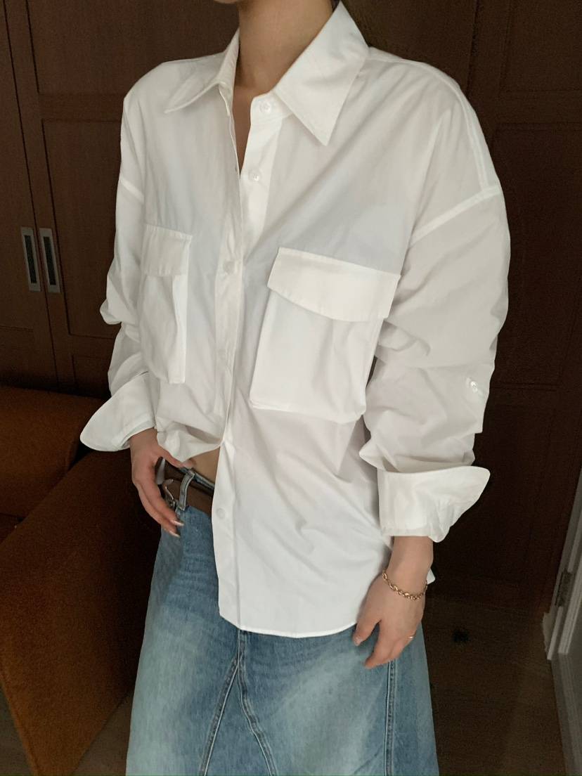 OKIE韓國代購女裝新品真品熱賣時尚休閑人氣推薦襯衫蕾絲衫OKIE襯衫/蕾絲衫