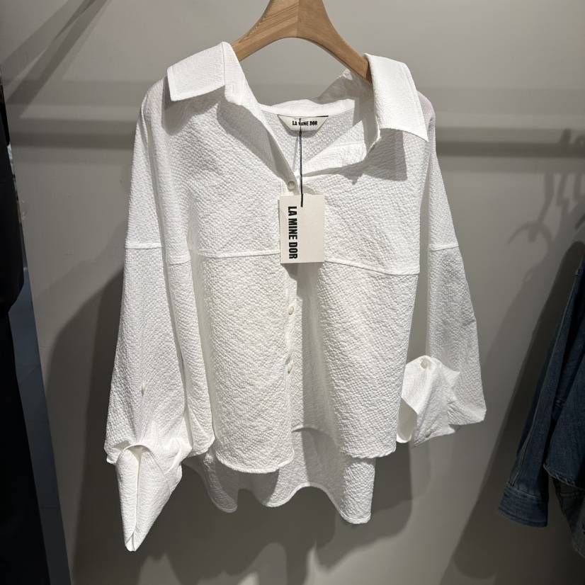 LAMINEDOR韓國代購女裝新品熱賣真品推薦時尚人氣襯衫蕾絲衫LA MINE DOR襯衫/蕾絲衫