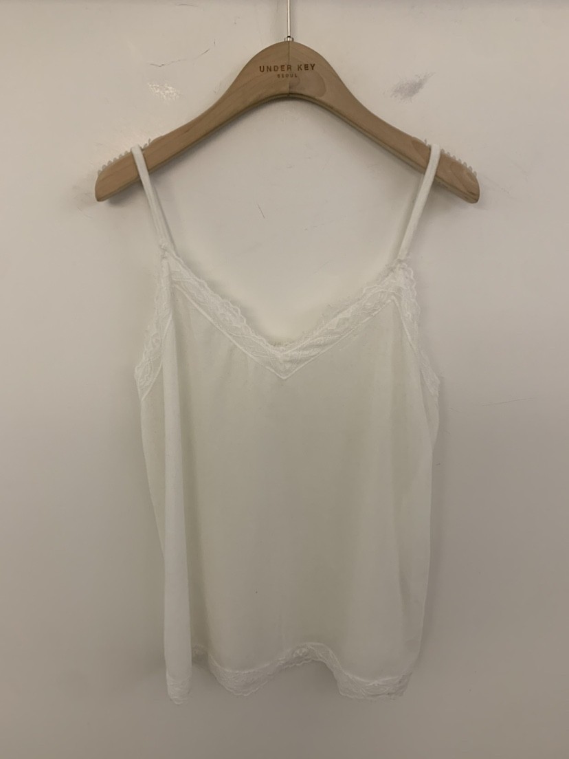 UNDER KEY東大門代購女裝新款真品熱賣吊帶背心蕾絲無袖UNDER KEY吊帶/背心