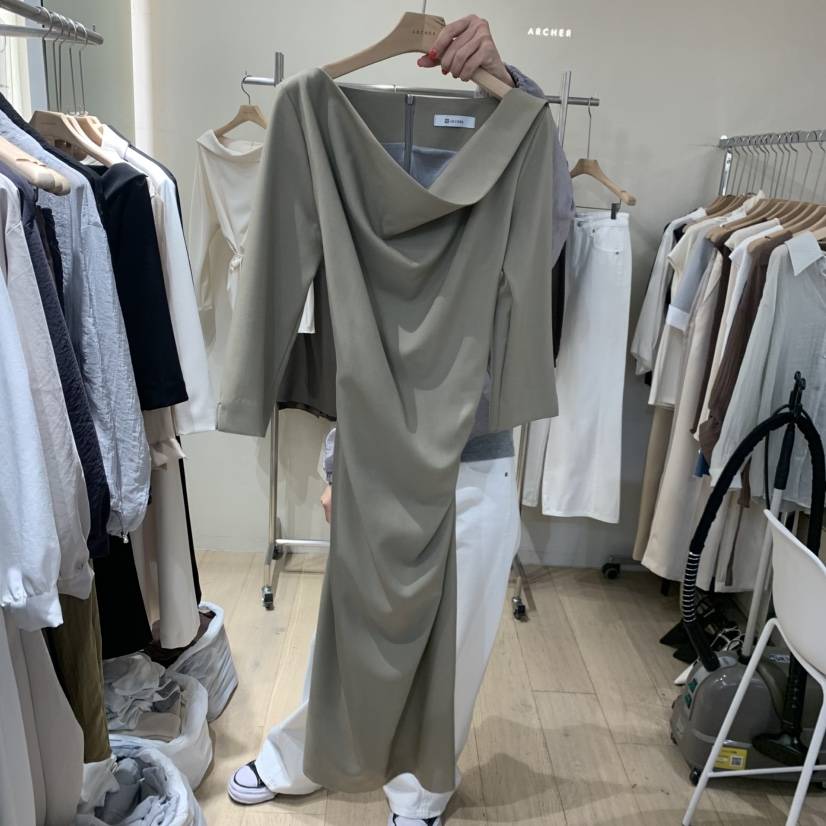 ARCHER東大門代購女士新品推薦熱賣真品人氣時尚休閑連衣裙ARCHER連衣裙