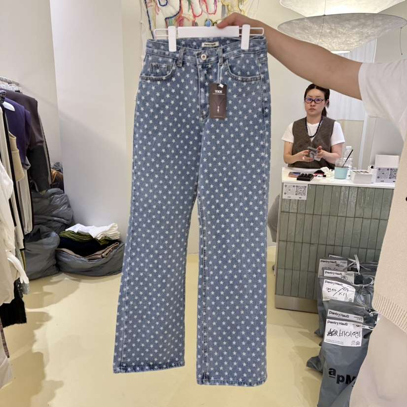 PANTRY HAUS東大門代購女裝新品時尚真品人氣推薦牛仔褲PANTRY HAUS牛仔褲